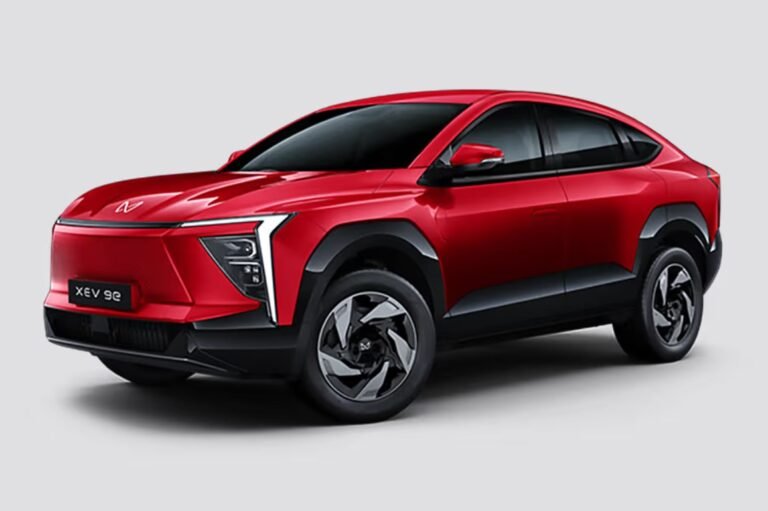 Mahindra XEV 9e Left Front Three Quarter Image