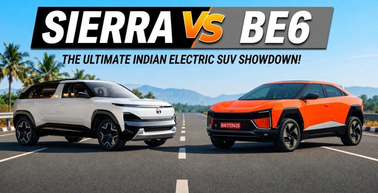 Tata Sierra EV vs Mahindra BE 6