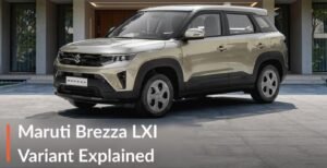 Maruti Brezza Facelift LXi Base Variant Gets Turbo Engine